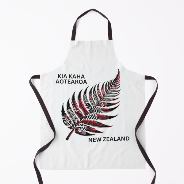 Item preview, Red and Black Maori Fern Art designed and sold by CultDigHoriz.