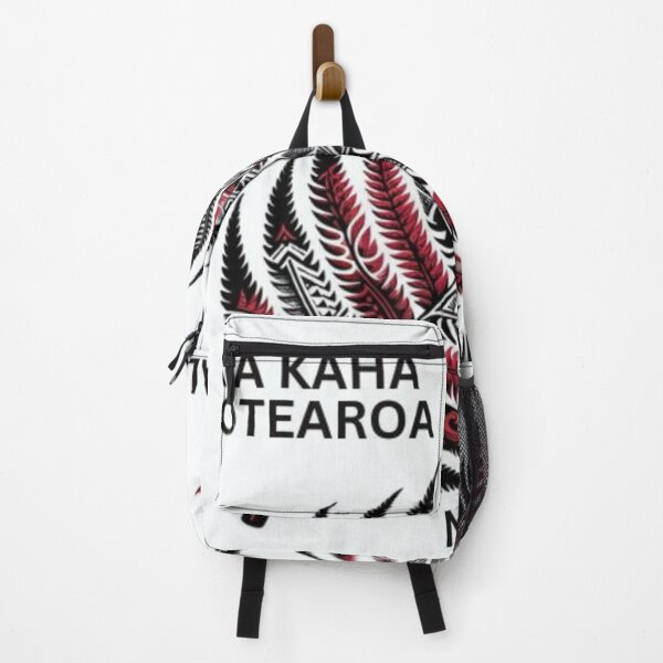 Item preview, Red and Black Maori Fern Art designed and sold by CultDigHoriz.