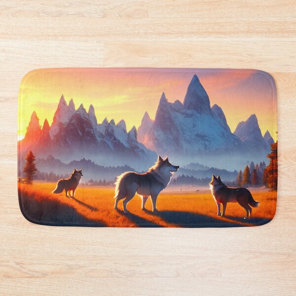 Item preview, Majestic Wolves at Sunset designed and sold by Nathan Z..