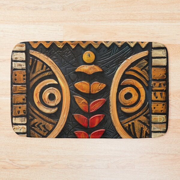 Item preview, Tonga Art Wood Tapa Tribal Owl Bird designed and sold by GrinGalore.