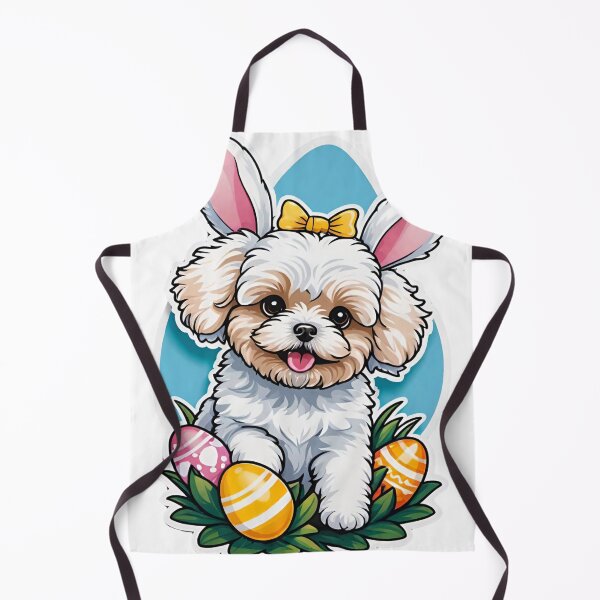 Item preview, maltipoo easter bunny designed and sold by Places On Earth.