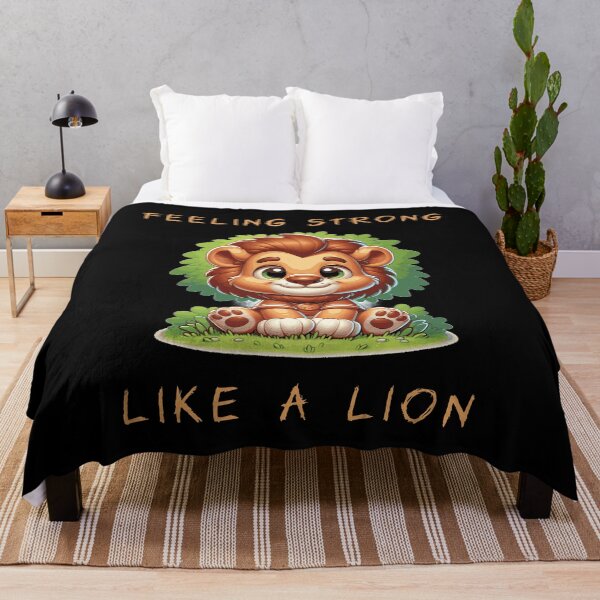Item preview, Cute and Funny Strong Like a Lion designed and sold by JoeStylistic.