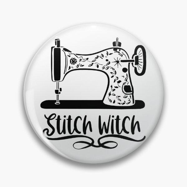 Item preview, Stitch Witch - gift for Sewciopaths designed and sold by EmeraldeaArt.