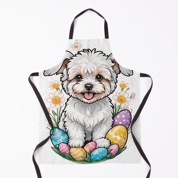 Item preview, maltipoo easter bunny dog designed and sold by Places On Earth.