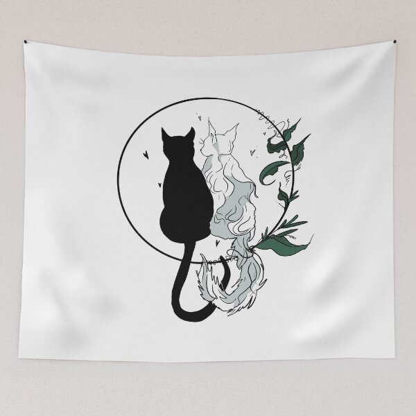 Item preview, two cats. designed and sold by estrogynia.
