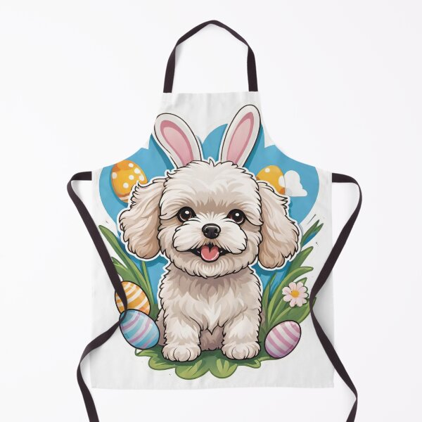 Item preview, maltipoo easter bunny designed and sold by Places On Earth.
