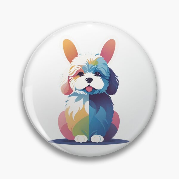 Item preview, maltipoo easter bunny designed and sold by Places On Earth.