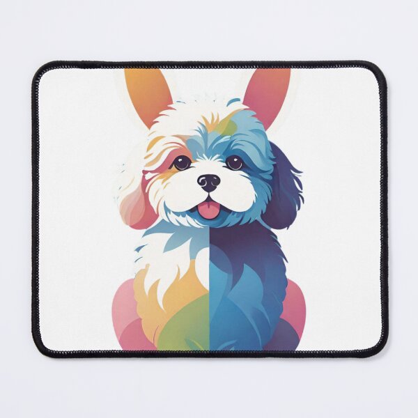 Item preview, maltipoo easter bunny designed and sold by Places On Earth.