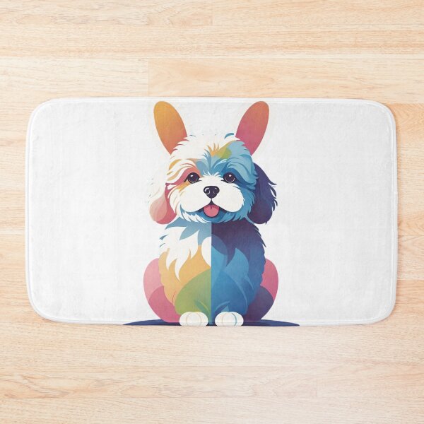 Item preview, maltipoo easter bunny designed and sold by Places On Earth.