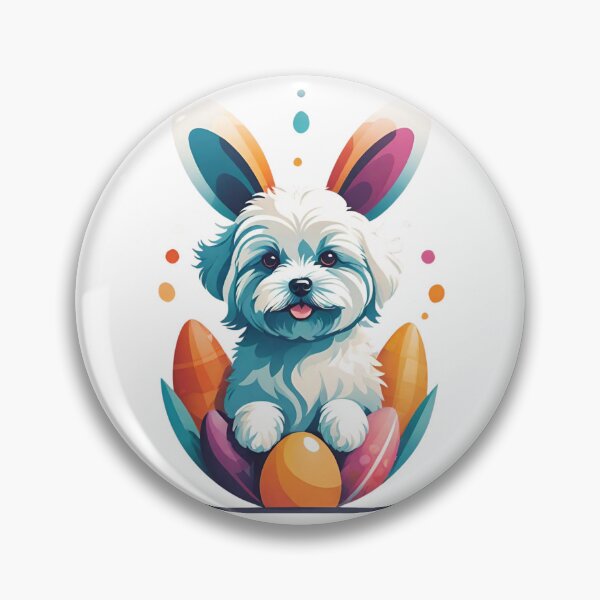 Item preview, maltipoo easter bunny  designed and sold by Places On Earth.