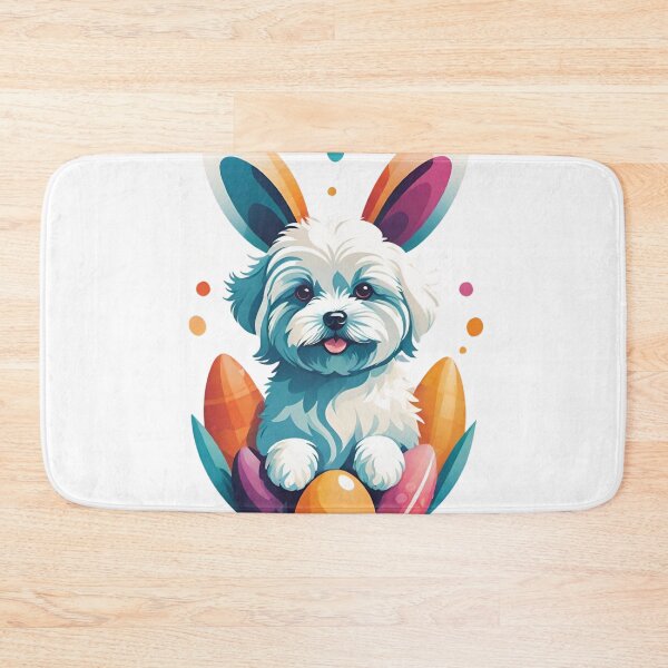 Item preview, maltipoo easter bunny  designed and sold by Places On Earth.