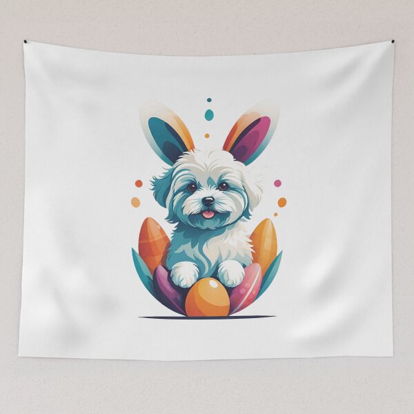 Item preview, maltipoo easter bunny  designed and sold by Places On Earth.