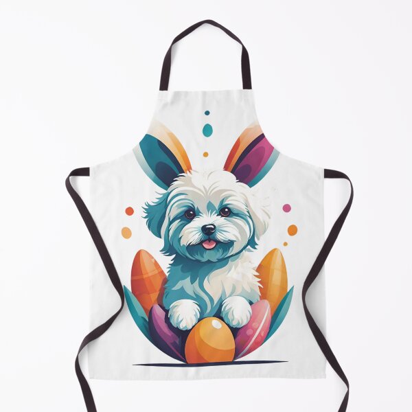 Item preview, maltipoo easter bunny designed and sold by Places On Earth.
