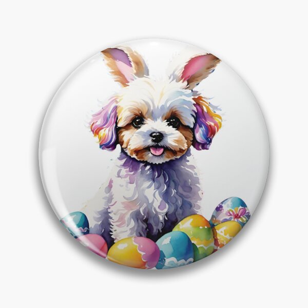 Item preview, maltipoo easter bunny  designed and sold by Places On Earth.