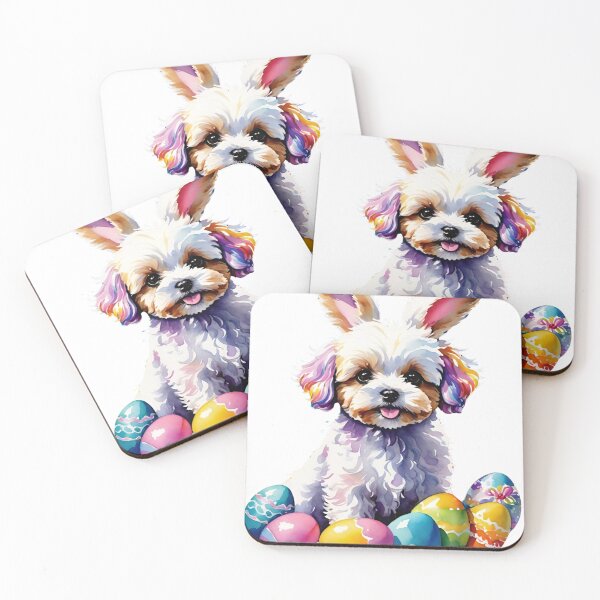Item preview, maltipoo easter bunny  designed and sold by Places On Earth.