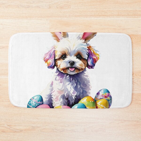 Item preview, maltipoo easter bunny  designed and sold by Places On Earth.