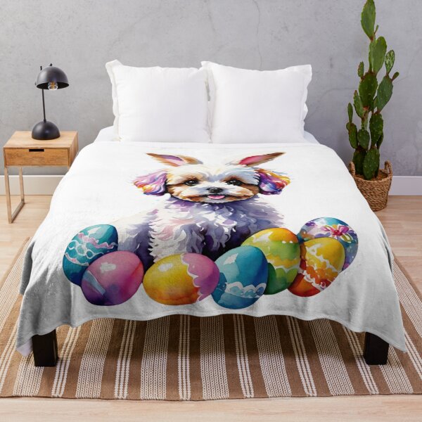 Item preview, maltipoo easter bunny  designed and sold by Places On Earth.