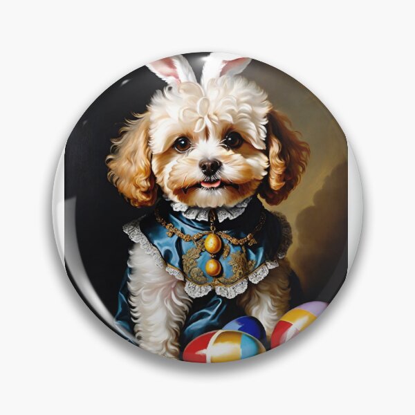 Item preview, maltipoo easter bunny  designed and sold by Places On Earth.