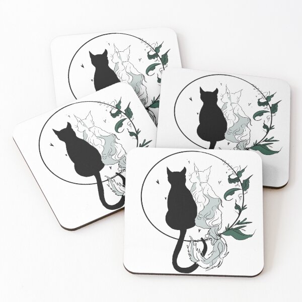 Item preview, two cats. designed and sold by estrogynia.