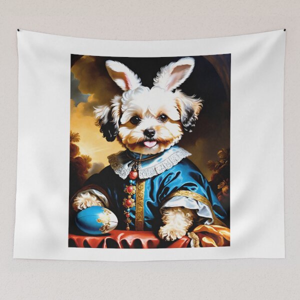 Item preview, maltipoo easter bunny classic designed and sold by Places On Earth.