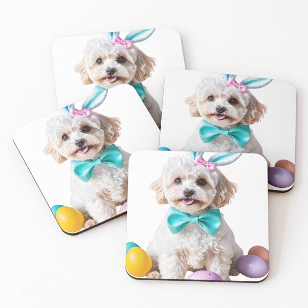 Item preview, maltipoo easter bunny cute designed and sold by Places On Earth.