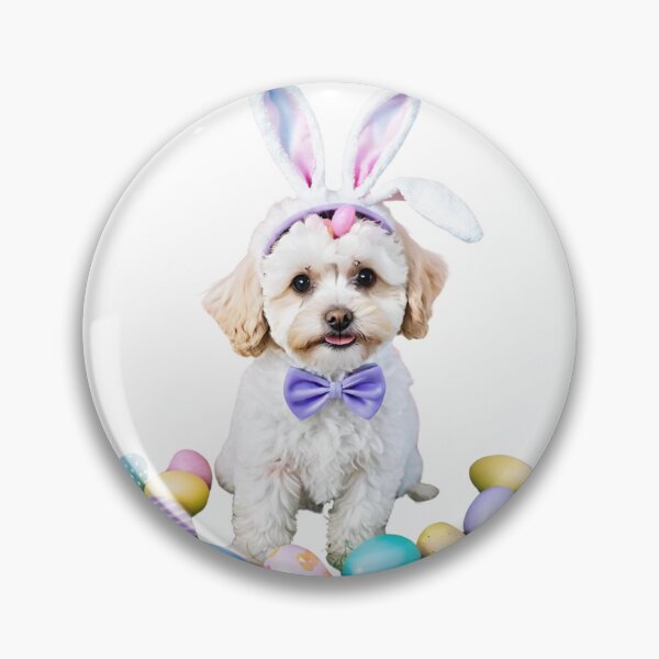 Item preview, maltipoo easter bunny  designed and sold by Places On Earth.