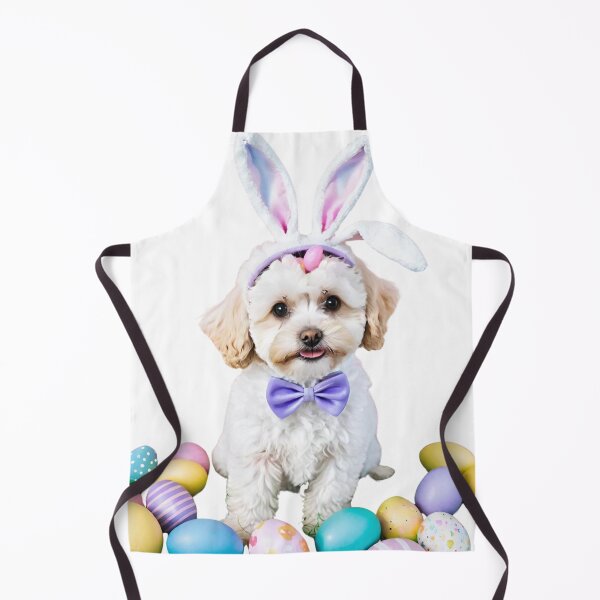 Item preview, maltipoo easter bunny designed and sold by Places On Earth.