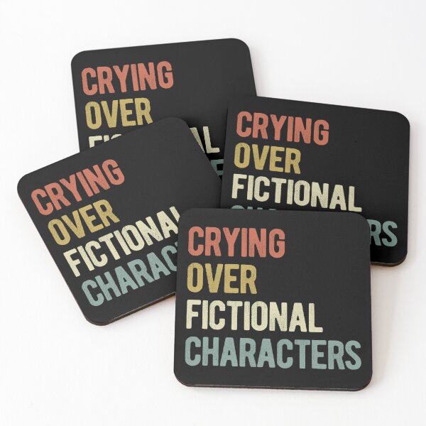 Item preview, Crying Over Fictional Characters designed and sold by BookishHaven.