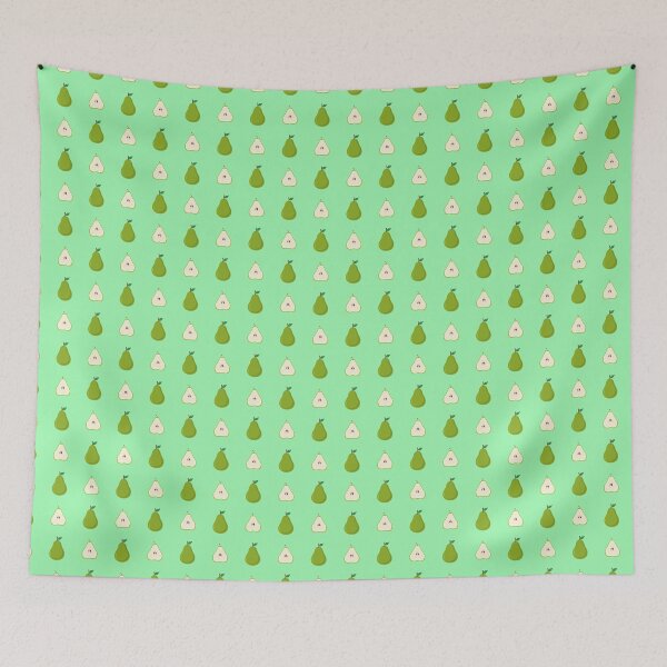 Item preview, Green pear infinite pattern designed and sold by Inspyralia.