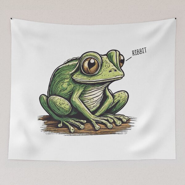 Item preview, Ribbit designed and sold by Angry Swan Designs.