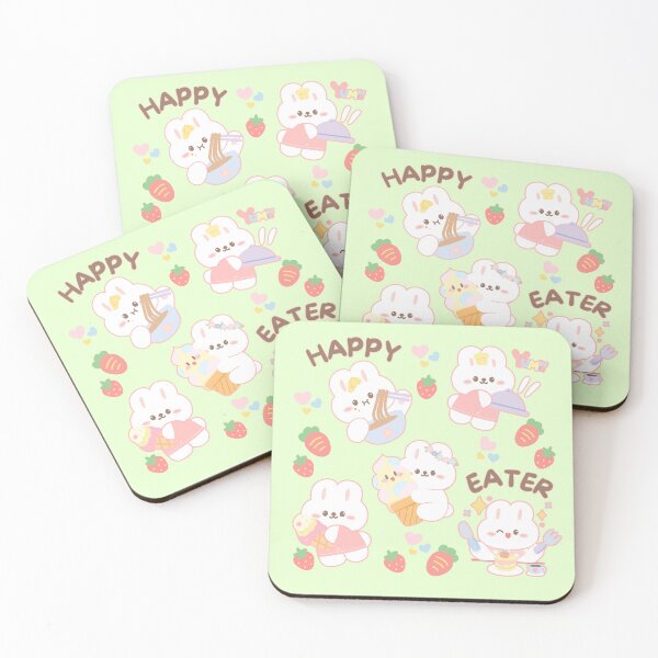 Item preview, Happy Eater cute rabbit funny Easter puns. Happy Easter Day. designed and sold by WhaleSharkShop.