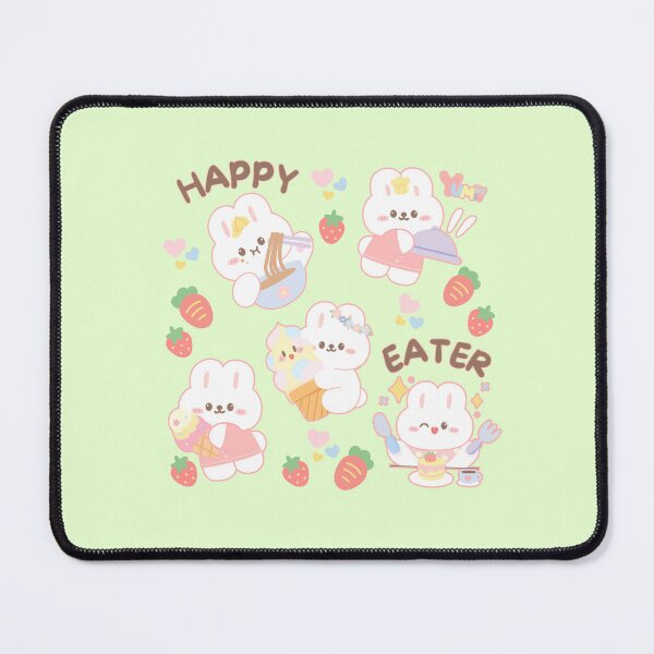 Item preview, Happy Eater cute rabbit funny Easter puns. Happy Easter Day. designed and sold by WhaleSharkShop.