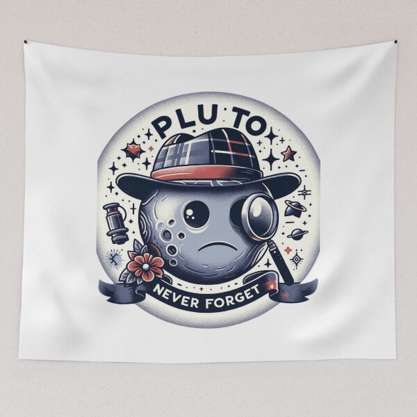 Item preview, Pluto Never Forget designed and sold by Places On Earth.