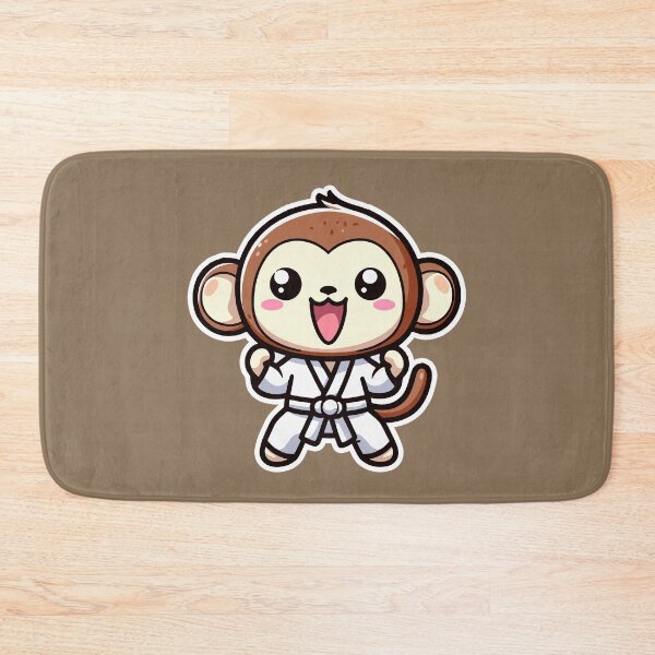 Item preview, Kawaii Cute Karate Monkey 1 | Pets and Animals for Men and Women t-shirt designed and sold by panchiTWO.