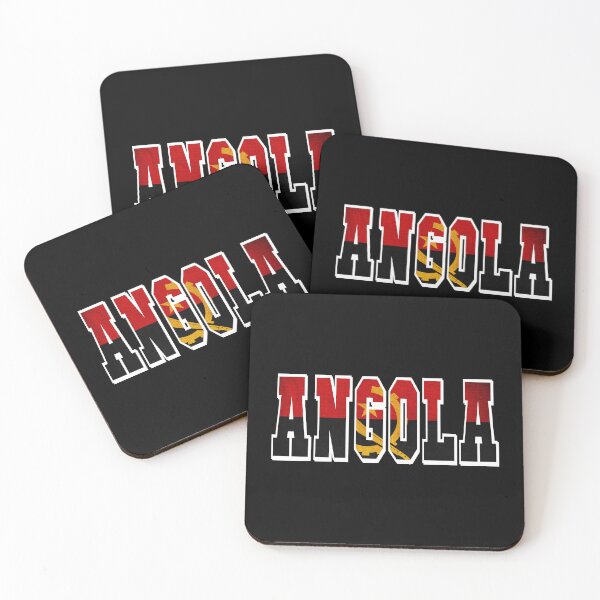 Item preview, Angola Country Flag Typography designed and sold by TravelWish.