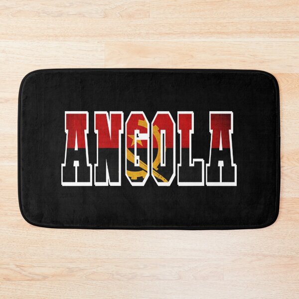 Item preview, Angola Country Flag Typography designed and sold by TravelWish.