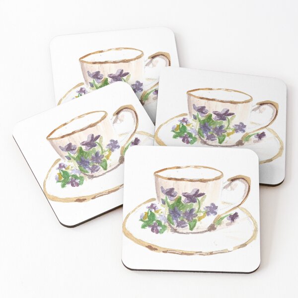 Artikelvorschau, Florale Teetasse entworfen und verkauft von Awmina.