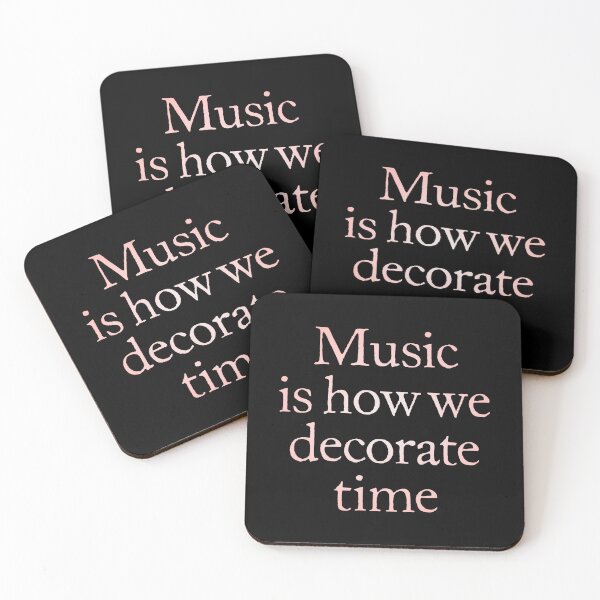 Item preview, Music is how we decorate time. v.2 designed and sold by x1brett.