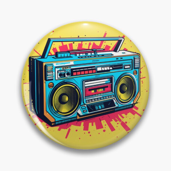 Item preview, Pop art ghetto blaster designed and sold by larahurley.