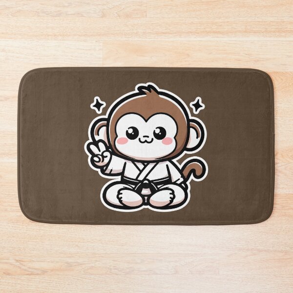 Item preview, Kawaii Cute Karate Monkey 2 | Pets and Animals for Men and Women t-shirt designed and sold by panchiTWO.