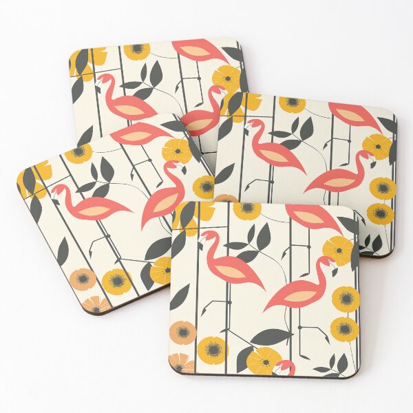 Item preview, Flamingo Print Pattern designed and sold by MadeByBen.