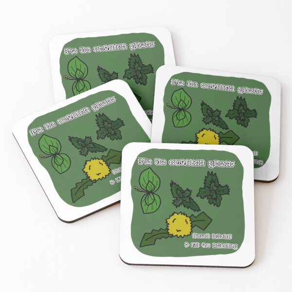 Item preview, I'm an Outside Gamer (Herbs) designed and sold by HugSomeNettles.