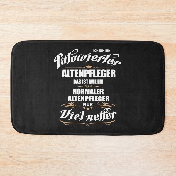 Item preview, Tätowierter Altenpfleger. Lustiger Spruch auf T-Shirt, Sticker, Poster & mehr. Geschenkidee designed and sold by silentcolors.
