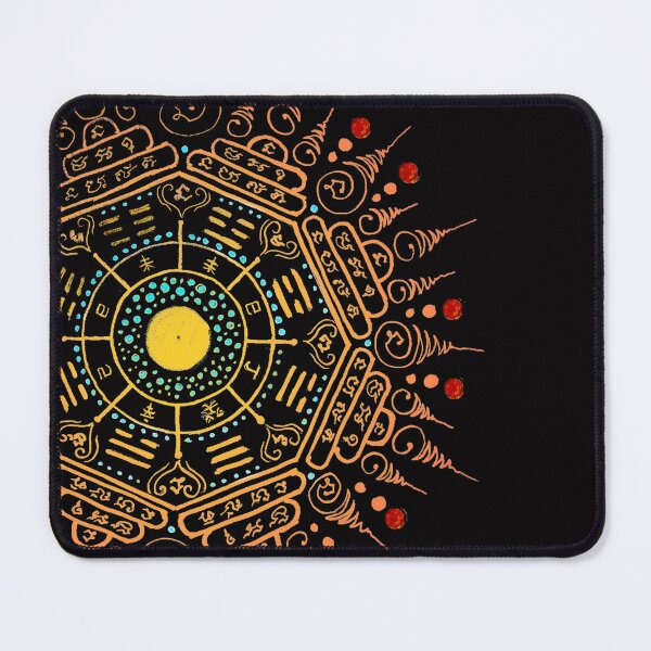 Item preview, gradient color of 8 directions 8 faces of Round Traditional Thai tattoo designs -sak yant designed and sold by Bspaces.