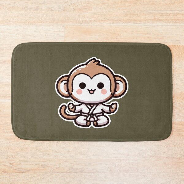 Item preview, Kawaii Cute Karate Monkey 3 | Pets and Animals for Men and Women t-shirt designed and sold by panchiTWO.