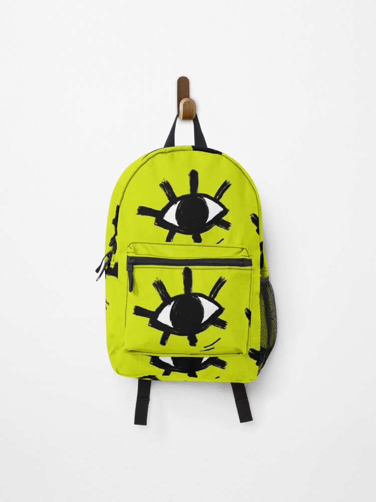 Sac a shop dos yeux jaune