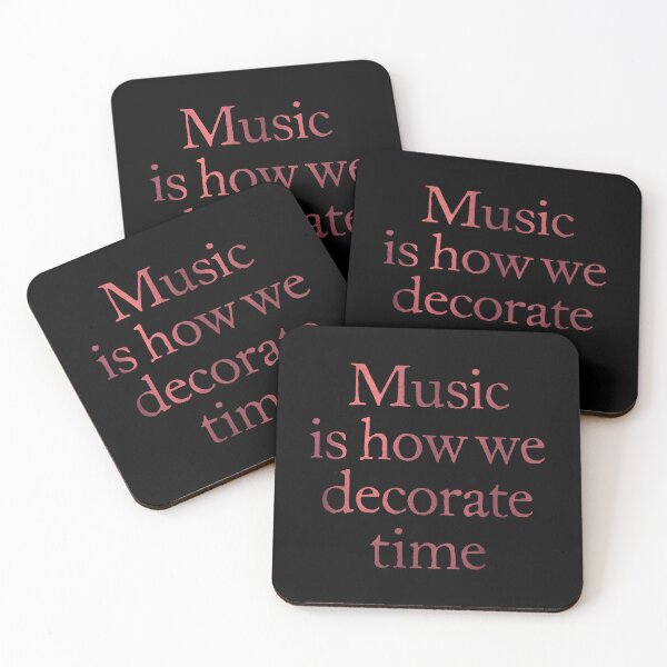 Item preview, Music is how we decorate time. v.8 designed and sold by x1brett.