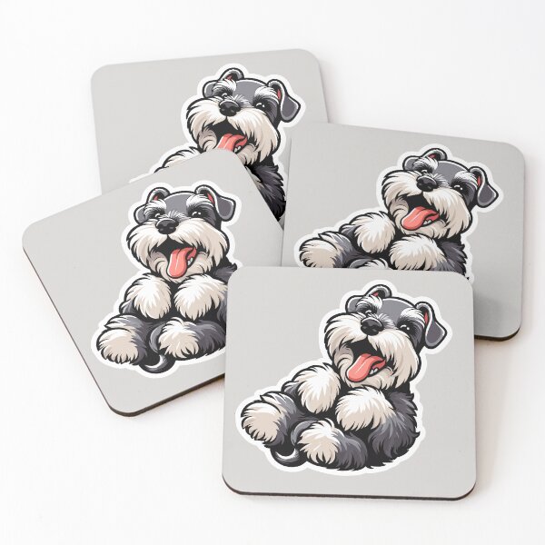 Item preview, Miniature Schnauzer cute puppy kawaii Dog Mini Schnauzer designed and sold by Elarex.