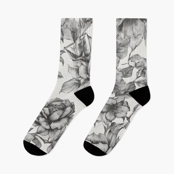 Item preview, Black & White Floral designed and sold by Dunc Ebedes.