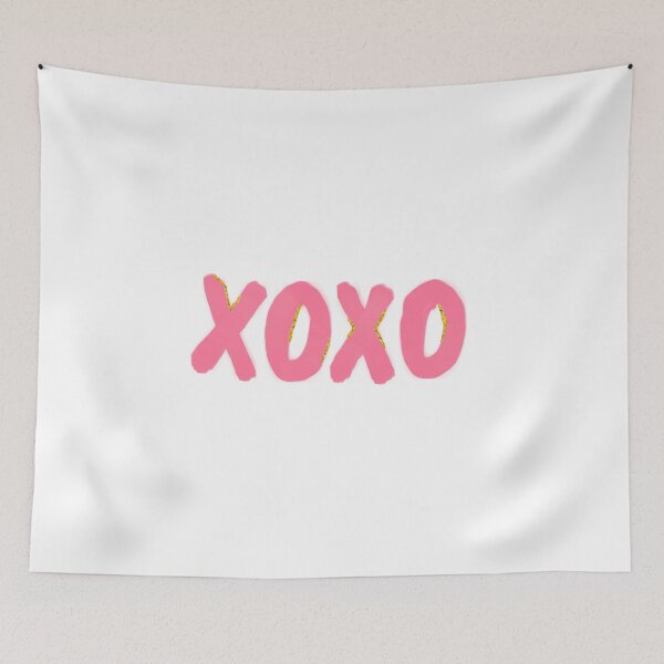 Item preview, Pink and Gold Preppy xoxo designed and sold by Preppy Aesthetic Designs.